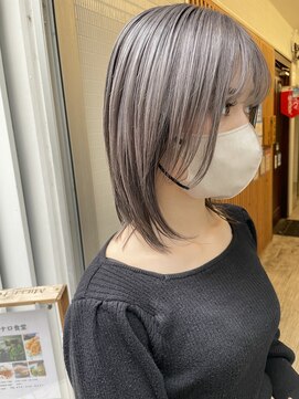 ヘアカロン 熊本本店(Hair CALON) バレイヤージュ/ハイトーンカラー/レイヤー
