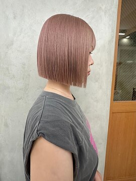 リアン(Lien) ブリーチカラー透明感ピンクグレージュ