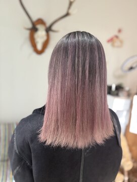 ルアナ 名古屋店(Luana) ダメージレス×透明感!シャドウルーツピンク