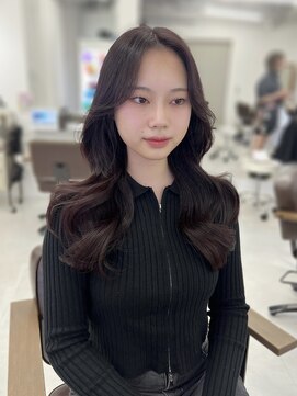 ハピネス 梅田茶屋町店(HAPPINESS) 韓国くびれロング レイヤーオルチャン小顔前髪 艶髪 髪質改善