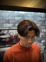 プラウド(PROUD)&nbsp;センターパート/毛流れ/ニュアンスパーマビジネス/田町/芝浦