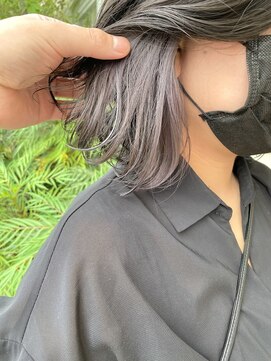 ライフイズ 磐田本店(Life is...) ホワイトグレーインナーカラー