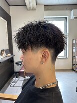 ロウ トウキョウ 八王子店(RAW TOKYO)&nbsp;ツイストパーマ　ホワイトメッシュ　カルマパーマ　八王子