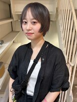 カシェ ナカザキ(CACHE NAKAZAKI)&nbsp;ショートボブ/グレージュ/くすみカラー