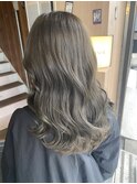 くすみカラー×オリーブブラウン