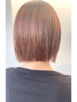 アルファ(Hair Salon alpha) 【大人可愛い×艶感】切りっぱなしボブ