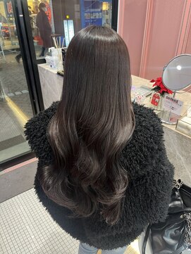 ロンドポレール 北千住(Lond polaire) ツヤ髪/ダークモカブラウン/韓国レイヤーカット