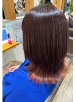 ヘアショップ エヌアンドエー 久喜菖蒲店(hair shop N&A)&nbsp;髪質改善カラー◎艶感×外ハネセミロング
