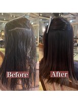 髪質改善と縮毛矯正の専門店 サンティエ(scintiller)&nbsp;髪質改善　縮毛矯正　鹿児島　20代30代40代