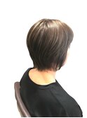 30代40代50代◎ウルフショートレイヤー×ブリーチなしハンサム
