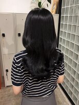 エイチ(811)&nbsp;レイヤーボブヘアカラーバレイヤージュ50代くるみちゃんヘア