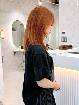 モルフ 富谷店(Morph) デザインカラー オレンジ系 ベージュ系
