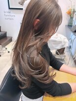 エスデザイン(es design)&nbsp;透明感ブラウン（ブリーチなしダブルカラー）