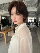 ミンクス 原宿店(MINX)&nbsp;ミルクブラウン ダークパープル レイヤーカット 大人ヘア 原宿