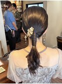 お呼ばれヘアセット