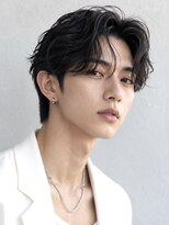 ベル 新宿(Belle)&nbsp;ニュアンスパーマシャドウパーマセンターパート曲がる縮毛矯正