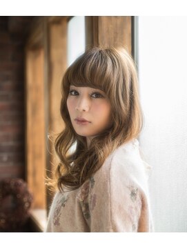 ワフト 千葉店(Hair Design Waft) ゆるふわミディアムスタイル［千葉/京成千葉中央］