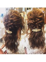 ネオリーブ コパン 鶴見店(Neolive copain)&nbsp;ヘアアレンジ　ハーフアップ　セット