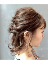 マッシュ 北堀江(MASHU) エフォートレスなハーフアップアレンジ サエキ