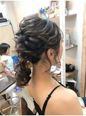 ミディアム結婚式ローポニー【ヘアアレンジ　立川/立川南/袴】