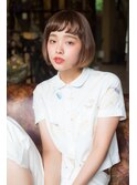 【natural-f 豊中】マニッシュショート カール フレンチボブ☆