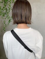 テトヘアー(teto hair)&nbsp;切りっぱなしボブ、外ハネボブ、グラデーションカラー、アッシュ