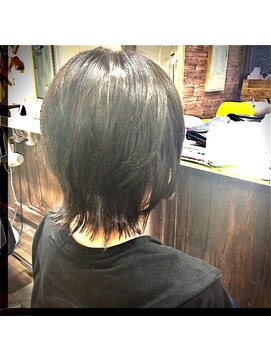 ヘアースペース 練馬店(hair space COCO) 多毛、癖毛の方ひっけん！！女性版ツーブロック ウルフ！！