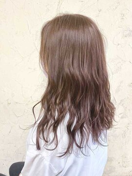 ノイ(neu) ハイライト×オレンジベージュ【静岡/髪質改善/デザインカラー】
