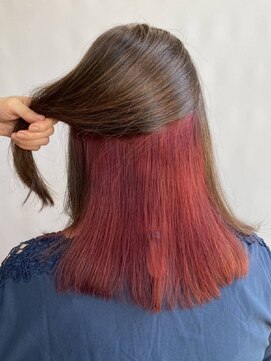 ヘア イノウエ HAIR INOUE 夏に冒険するにはインナーカラー♪