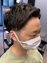 ジャックジャック(JACK JACK)&nbsp;メンズショートヘア/メンズカラー/アップバング