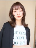 20代30代40代50代大人デジタルパーマ外ハネボブペールベージュ