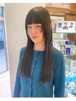 ビファインクーアヴェダ(Be fine coo AVEDA)&nbsp;モードに◎オン眉顔周りレイヤー