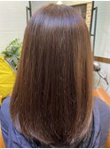 サイドは流してオルチャン風