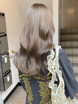 ハニーシブヤ(HONEY shibuya) 大人可愛い20代30代40代つやウエーブ×シアグレージュ(nogu)