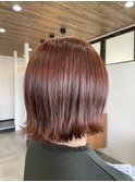 外ハネスタイル