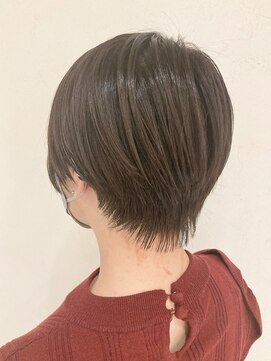 アロマ ヘアルーム 池袋店(AROMA hair room) ヘルシーうるツヤ耳だしショートチョコレートカラー/池袋