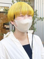 ザレミー(THE REMMY) マッシュ/マッシュショート/ハイトーンマッシュ/イエロー