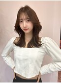 韓国ヘア/くびれヘア/前髪カット/顔まわりカット/渋谷