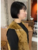 ユニ(uni)&nbsp;黒髪ボブ/ミニボブ/ボブ/20代/30代/40代