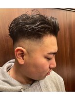 ヒロギンザ 恵比寿店(HIRO GINZA)&nbsp;スパイラルパーマフェードスタイル