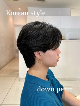 アッシュ 武蔵小金井店(Ash) 《韓国風》カルマパーマ×ミニウルフ