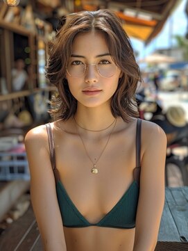 アルトリスト(Altruist Aging×HAIR&SPA) ☆イメチェンピンクベージュアンブレラカラー前髪クールショート