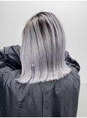 バブホワイトバレイヤージュ