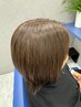 【白髪染め/白髪ぼかし】3DHair式 髪質改善カラートリートメント 銀座