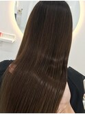 【marfe】髪質改善＿酸性ストレート＿艶髪ブラウン