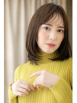 カバーヘア イヴ 戸頭店(COVER HAIR EVE)&nbsp;マロンベージュ大人美人前下がりレイヤーカットY戸頭30代40代