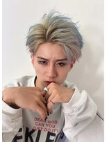 メンズサロン キング 梅田店(Men’s salon K!ng)&nbsp;波巻きツイストスパイラルパーマ/フェザーパーマ/眉毛/メンズ