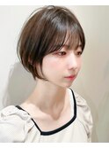 大人可愛い30代40代50代小顔◎マッシュショートボブウルフカット