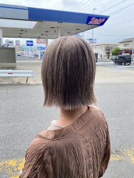 アグ ヘアー クレール 延時店(Agu hair Clair) プツッとミルクティーグレージュ