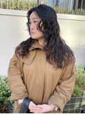 【吉江結菜】wave long perm